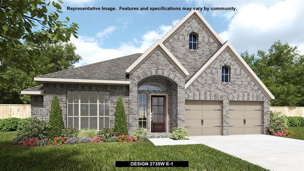 New construction Single-Family house Design 2738W, 109 Blackberry Cove, Georgetown, TX 78628 - photo