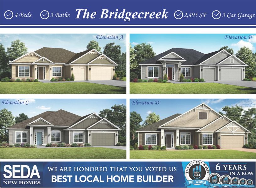 New construction Single-Family house Bridgecreek, 2439 Cabbage Hammock Road, St. Augustine South, FL 32092 - photo