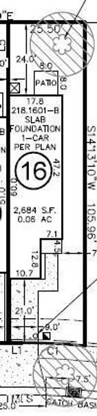 Plot plan 16 AR