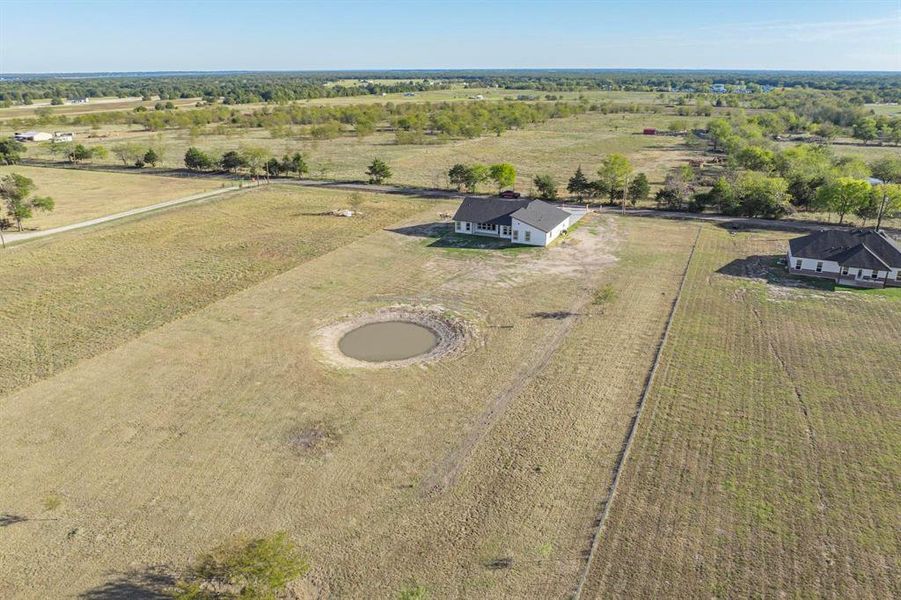 Drone / aerial view featuring a rural view