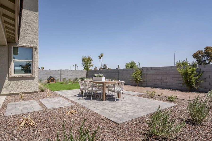 Backyard | Christopher | Marlowe | New Homes in Glendale, AZ | Landsea Homes