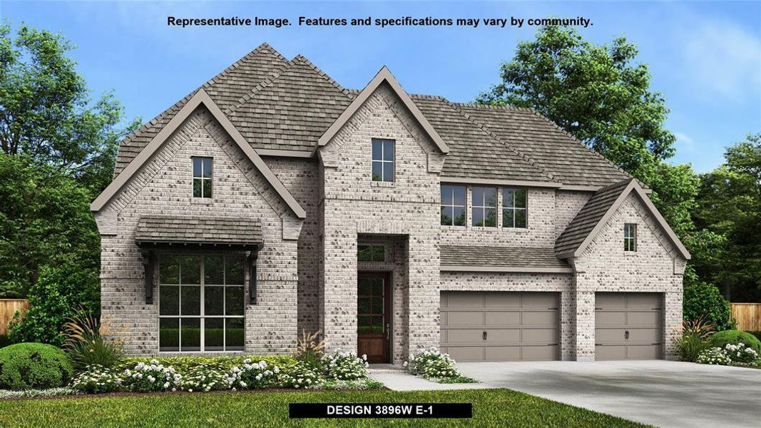 New construction Single-Family house Design 3896W, 7311 Prairie Lakeshore Lane, Katy, TX 77493 - photo