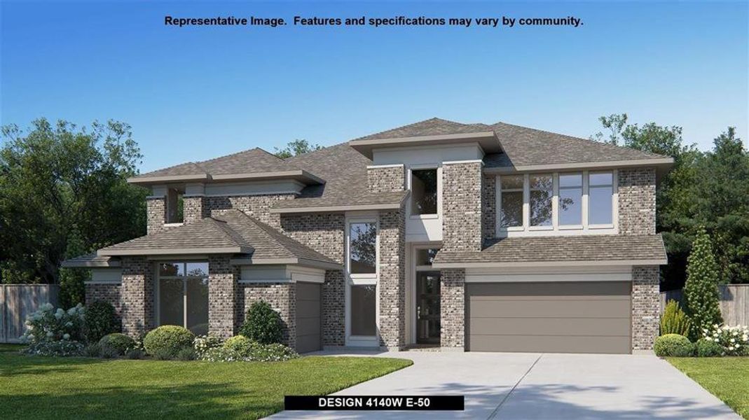 New construction Single-Family house 29711 Longleaf Grove Lane, Fulshear, TX 77441 Design 4140W- photo