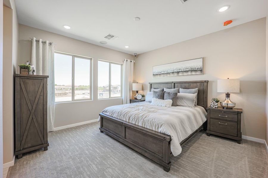 Primary Bedroom | Encatadora | Marketside Tercera | Verrado | New homes in Buckeye, Arizona | Landsea Homes