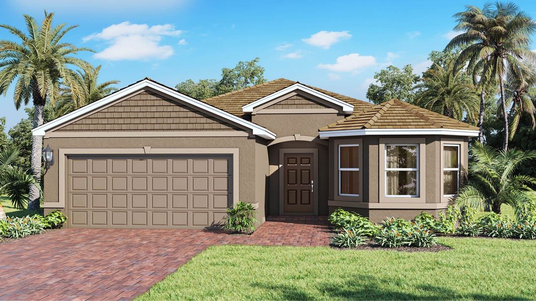 New construction Single-Family house 1175 Dugan Cir Se, Palm Bay, FL 32909 Eastham- photo