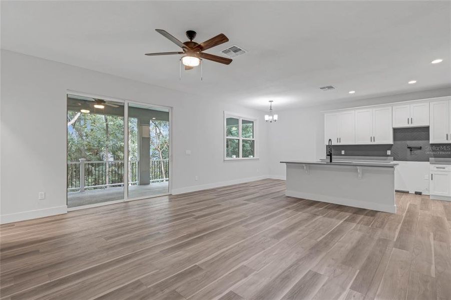 Family Room/Kitchen Combo