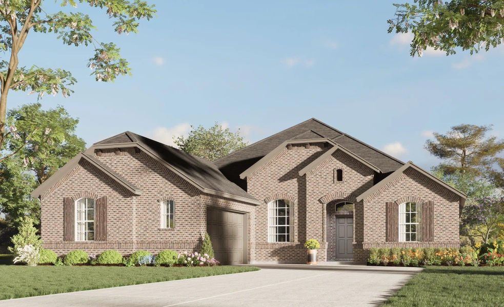 Elevation A | Concept 2370 at Villages of Walnut Grove in Midlothian, TX by Landsea Homes