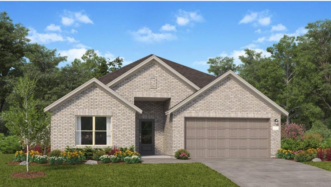 New construction Single-Family house 17202 Coppice Oak Drive, Hockley, TX 77447 Marigold- photo