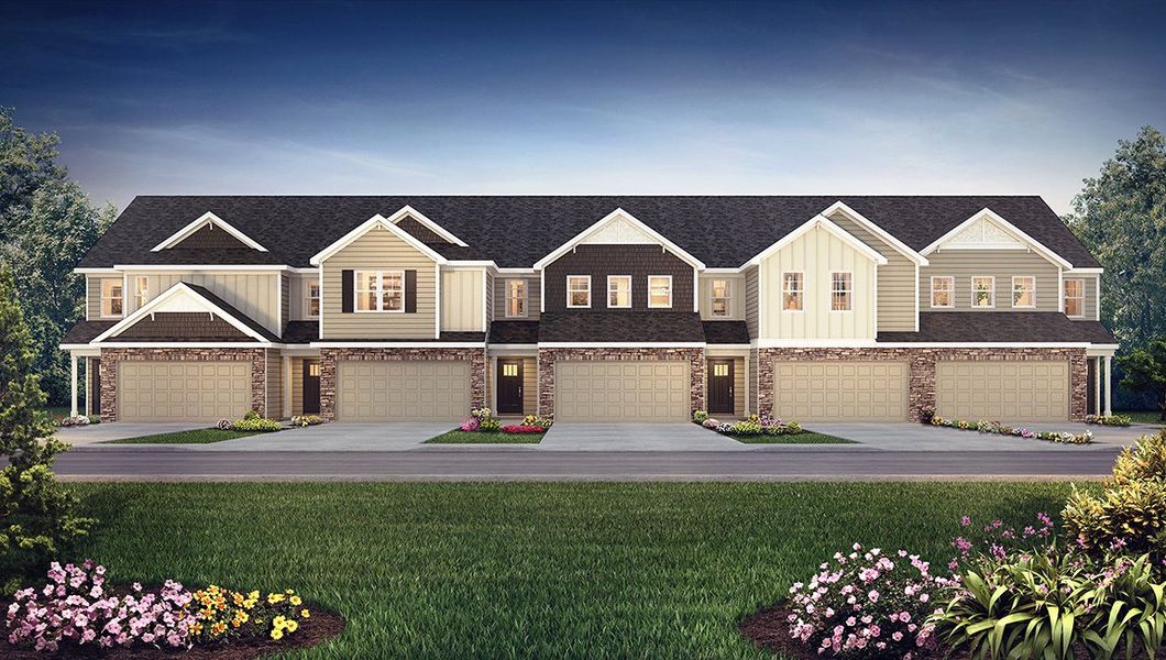 New construction Townhouse house Linville, 17620 Huntersville-Concord Road, Concord, NC 28078 - photo