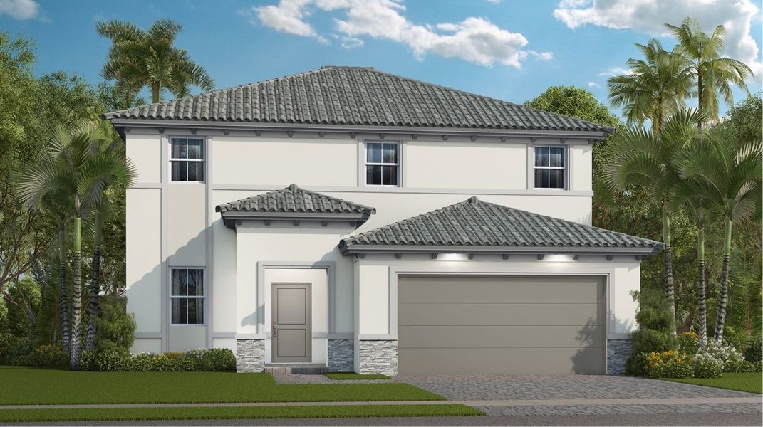 New construction Single-Family house Olmeto, Southwest 160th Street, Richmond West, FL 33187 - photo