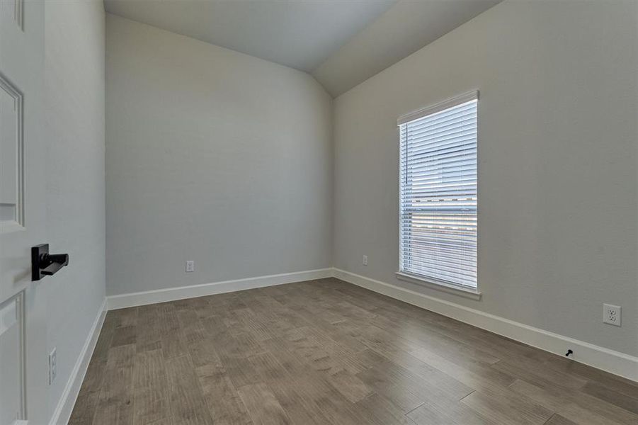 Situated off a private hallway, bedroom 3 is spacious and bright.