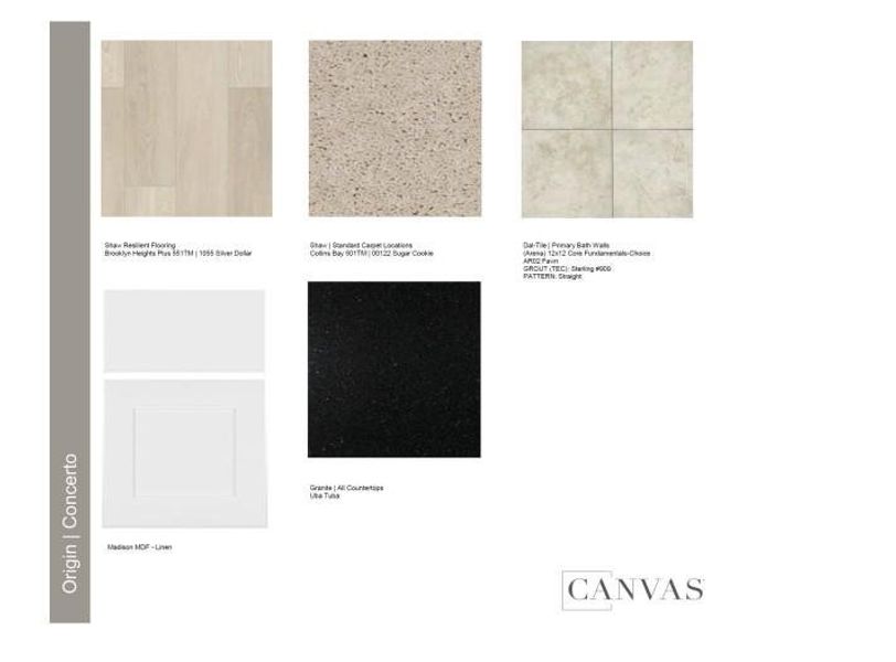 Design selections. This home is currently under construction- selections are subject to change.