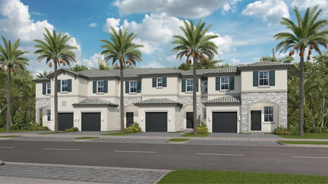 New construction Townhouse house 12028 Nw 46 St, Coral Springs, FL 33076 Rose- photo
