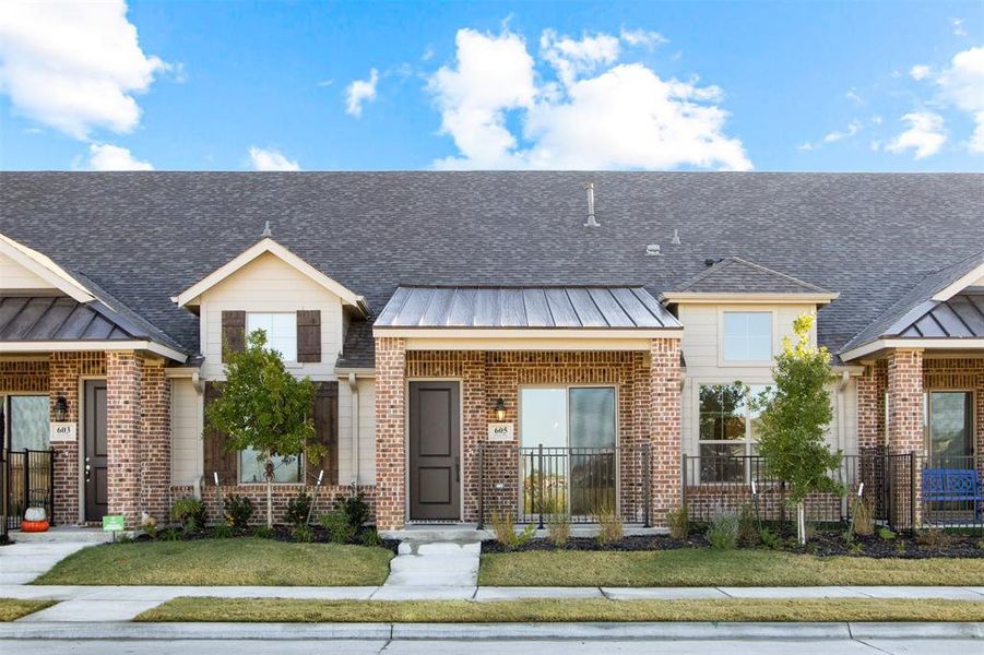 New construction Townhouse house 605 Casey Way, Wylie, TX 75098 Prague - photo