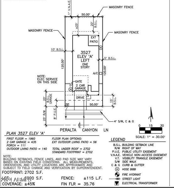 Plot Plan