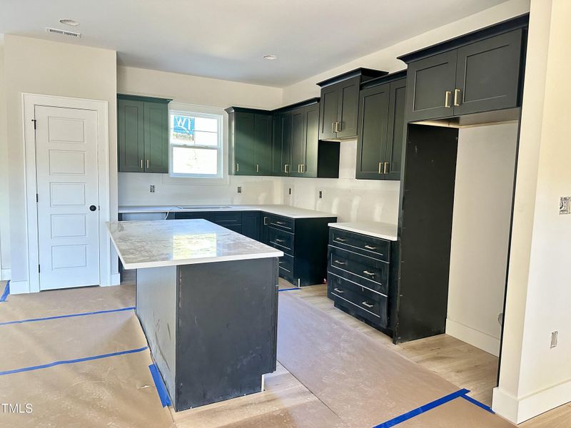 Matte black Cabinets