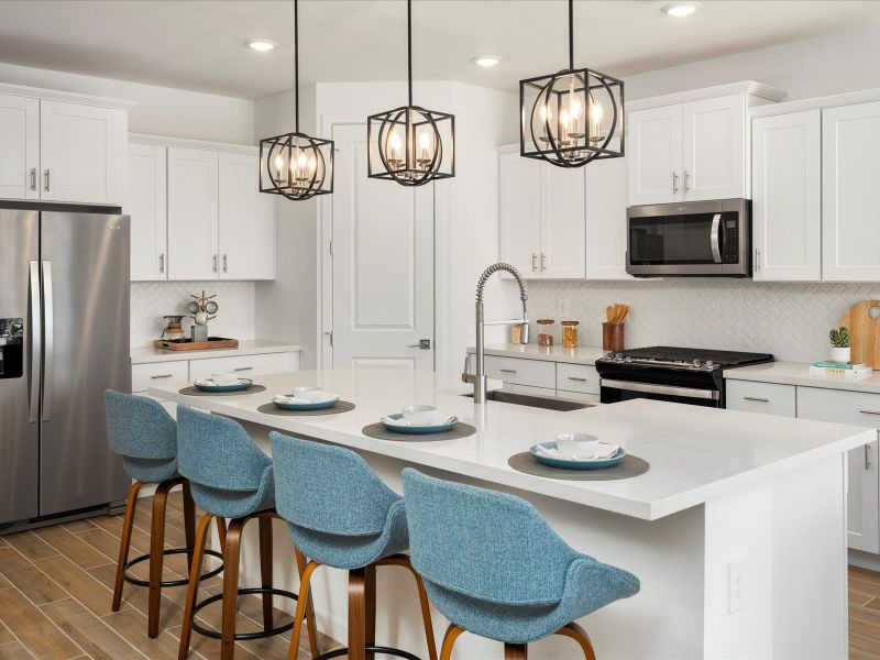 Kitchen in the Arlo Floorplan at Abel Ranch