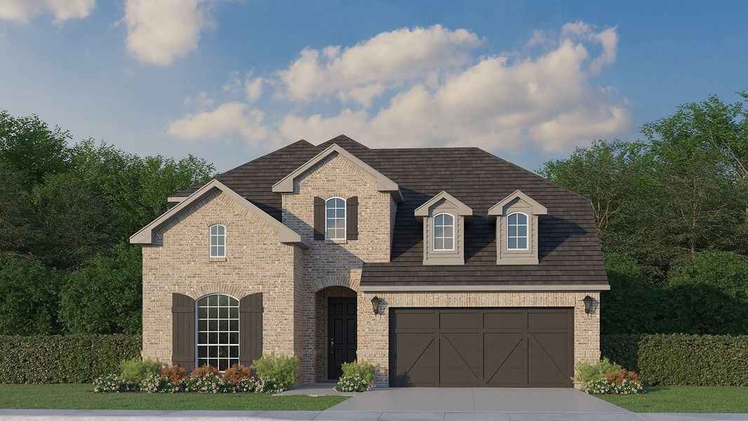 Plan 1525 Elevation C by American Legend Homes