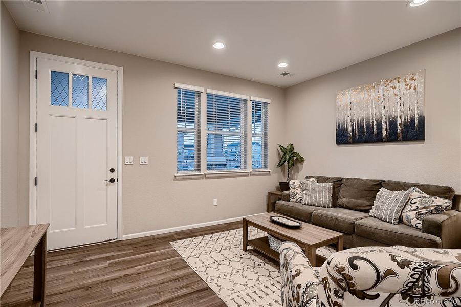 Front Formal Entry and Living Room.