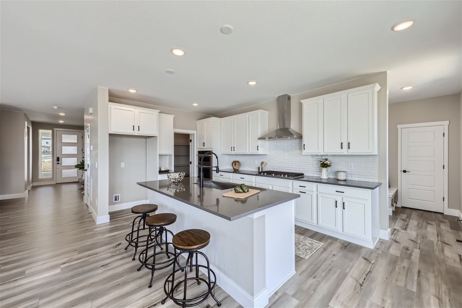 5450 Riverbend Kitchen at Barefoot Lakes in Firestone, CO