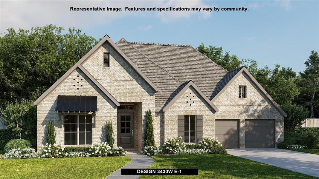 New construction Single-Family house 1006 Open Range Drive, Mansfield, TX 76063 Design 3430W- photo