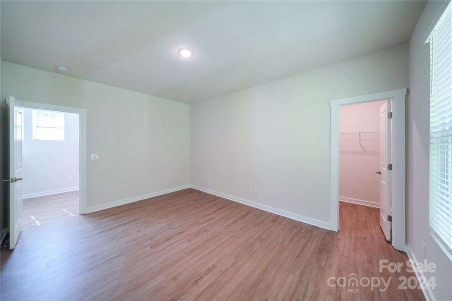 Bedroom 2 with walk in closet and attached bathroom