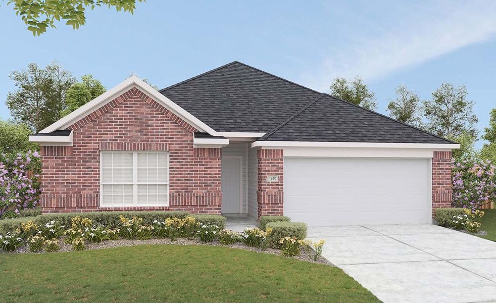New construction Single-Family house Landmark Series - Blanton, 200 Beaver Creek Drive, Jarrell, TX 76537 - photo