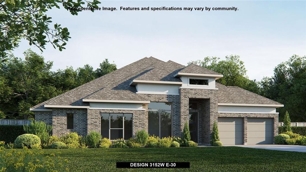 New construction Single-Family house Design 3152W, 23654 Savannah Sparrow Lane, Katy, TX 77493 - photo
