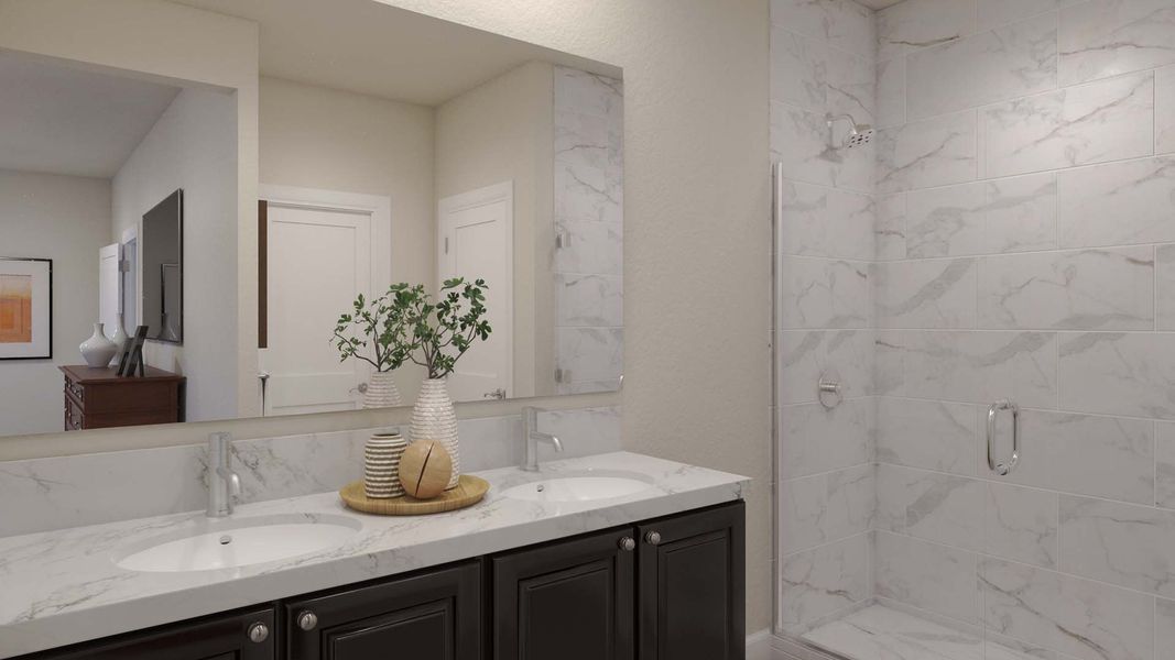 Primary Bath | Madera | The Villages at North Copper Canyon – Canyon Series | Surprise, AZ | Landsea Homes