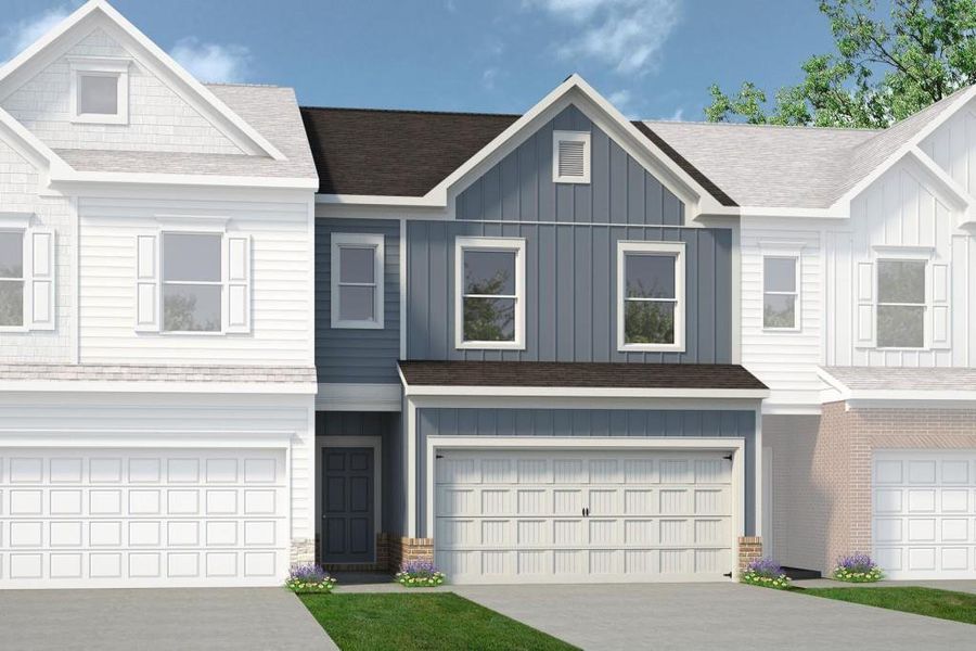 New construction Townhouse house 1125 Chastain Drive, Unit 1125, Sugar Hill, GA 30518 The Norwood II- photo