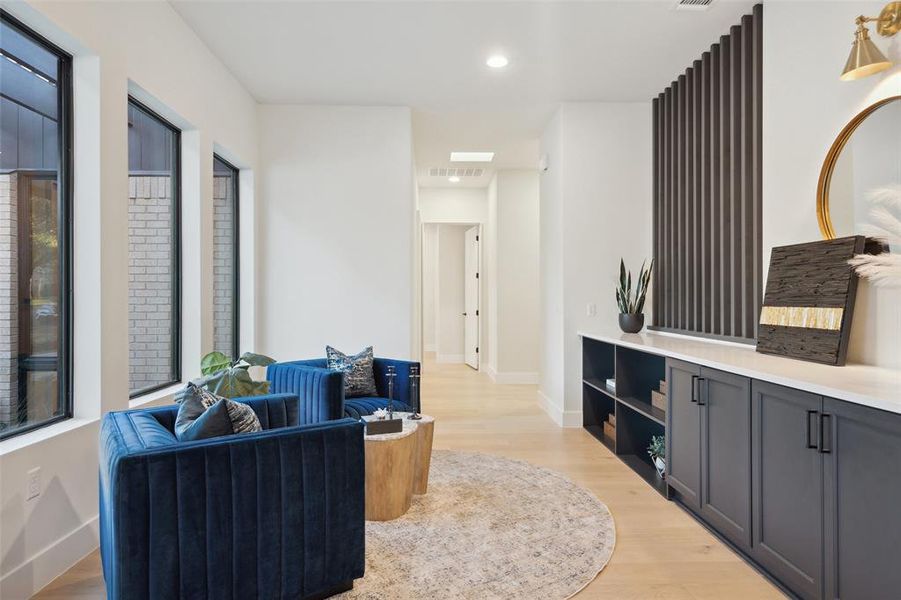 Entry Foyer Sitting Area