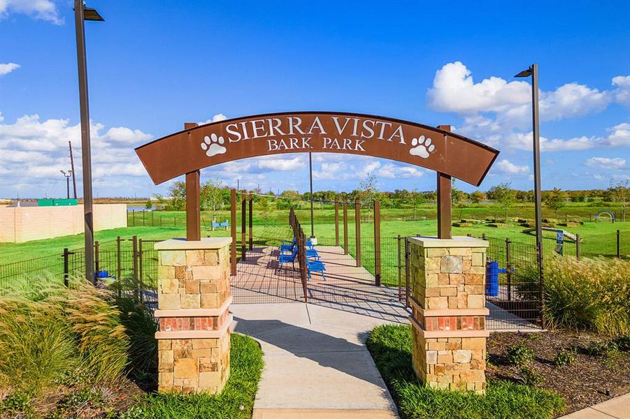 Everyone is included at Sierra Vista!  A thoughtfully planned out park for you and your best friend to hang out at is within walking distance.