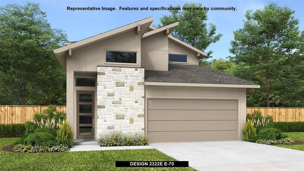 New construction Single-Family house Design 2322E, 7808 Skytree Drive, Austin, TX 78744 - photo
