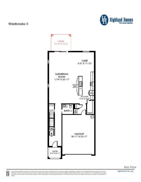 Westbrooke II - First Floor