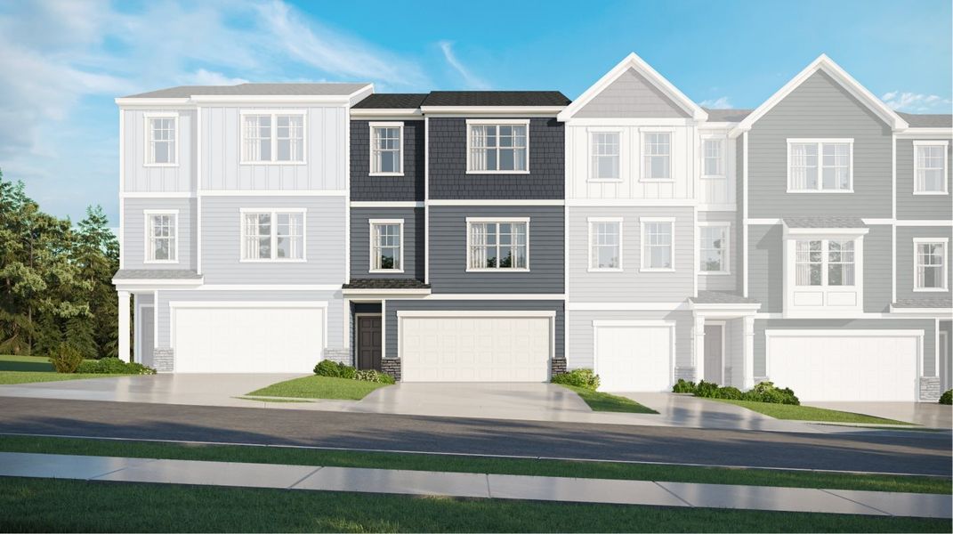 New construction Townhouse house Bailey, 551 Olive Branch Road, Durham, NC 27703 - photo