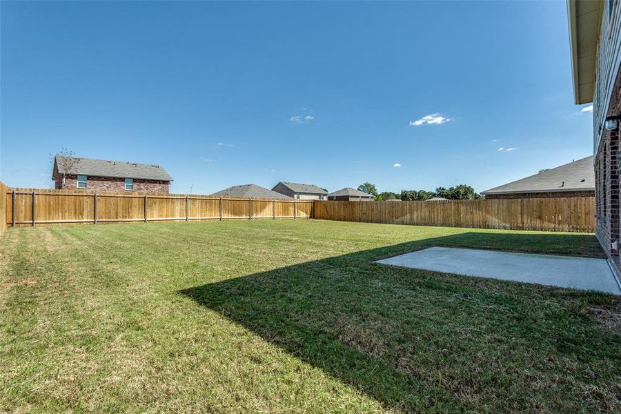 View of yard featuring a patio area