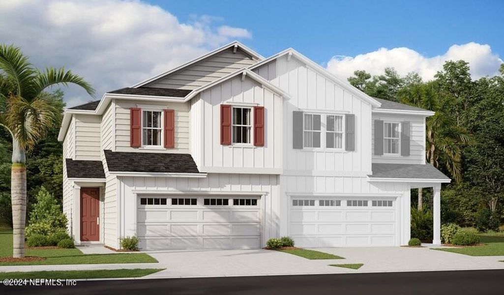 New construction Townhouse house 6033 Immortal Court, Jacksonville, FL 32205 Rosewood- photo
