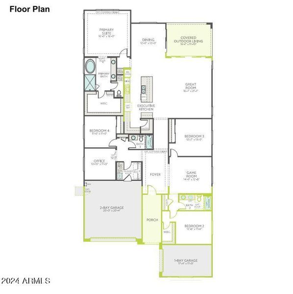 New construction Single-Family house 1364 E Penedes Court, Gilbert, AZ 85298 Elden Plan 4505- photo