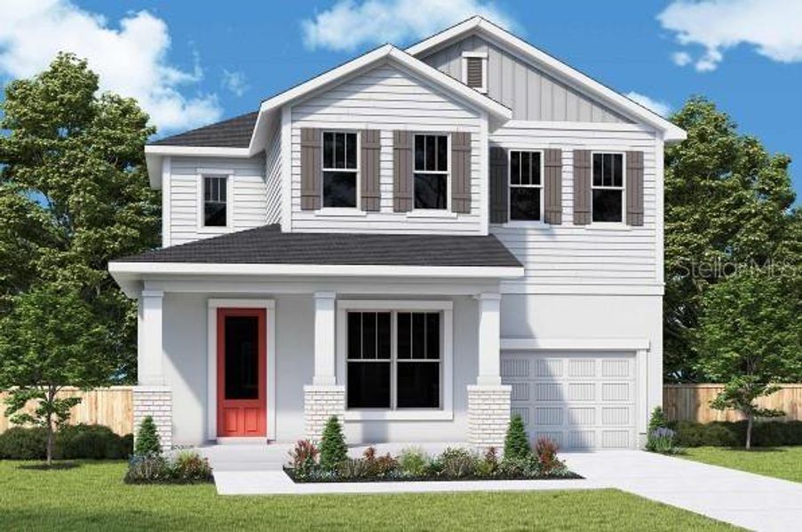 New construction Single-Family house 221 Page Street, Orlando, FL 32806 The Liburn- photo