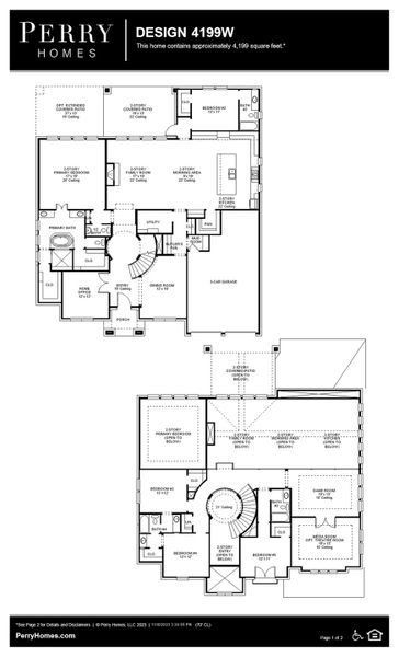Floor Plan for 4199W