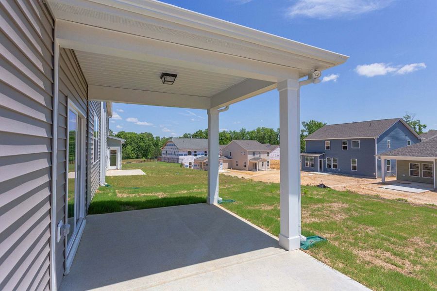 Rear Patio