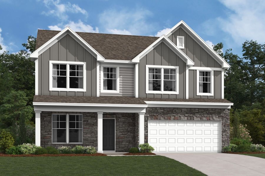 New construction Single-Family house Findlay II, 4613 Stallings Brook Drive, Indian Trail, NC 28079 - photo