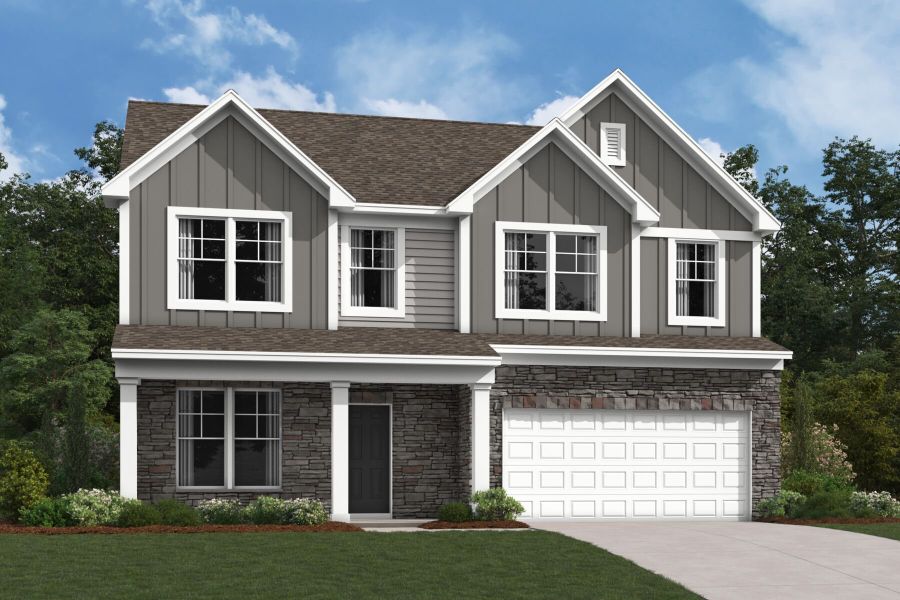 New construction Single-Family house 695 Kitfox Drive Nw, Concord, NC 28027 Findlay II - Smart Series Single Family- photo