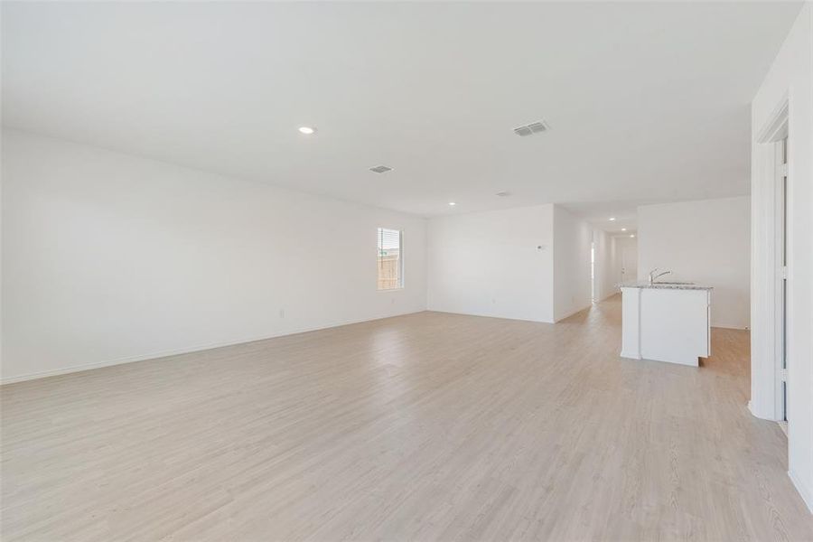 Unfurnished room featuring light hardwood / wood-style floors