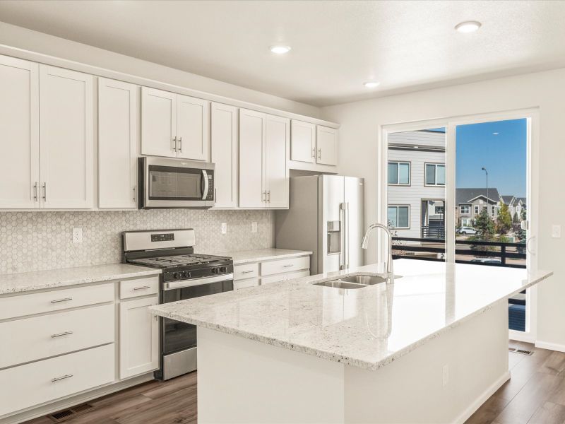 The Cameron floorplan interior image taken at a Meritage Homes community in Broomfield, CO.