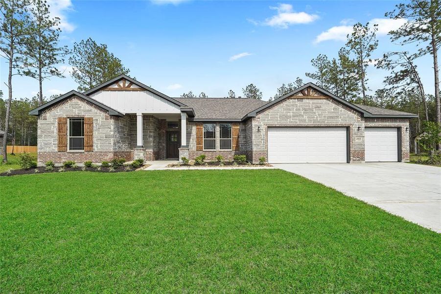 New construction Single-Family house 13328 Wichita Fall Trail Road, Conroe, TX 77303 Carter- photo