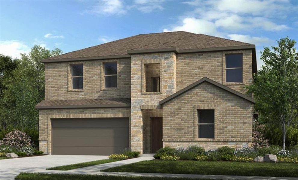 New construction Single-Family house 503 Diorite Cv, Liberty Hill, TX 78642 Lavaca- photo