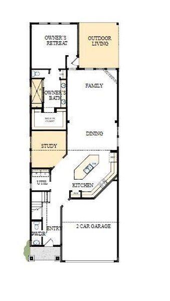 Floorplan – The success of a floorplan is the way you can move through it…You’ll be amazed at how well this home lives…We call it traffic patterns.