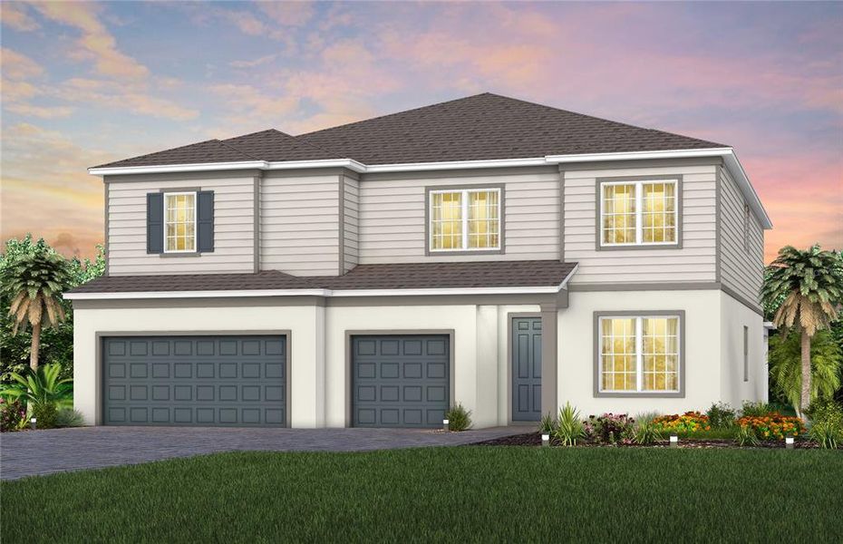 New construction Single-Family house 4824 Marina Row Drive, Orlando, FL 32820 Upton- photo