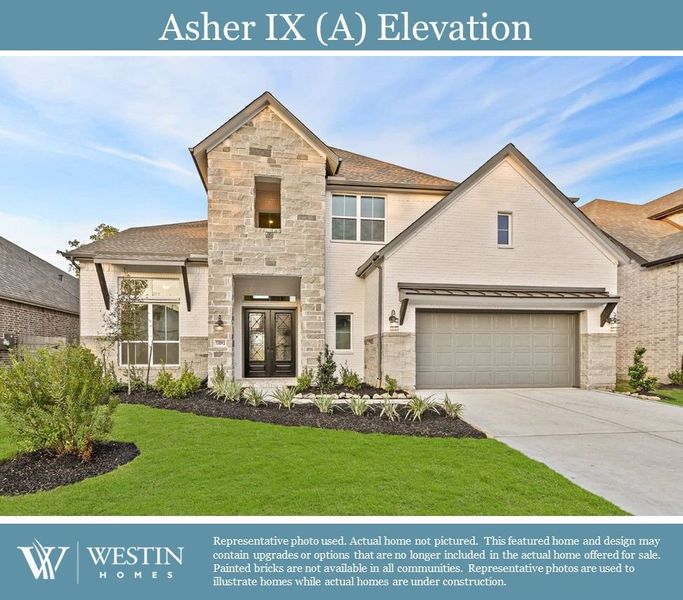 New construction Single-Family house The Asher IX, 206 Drawbridge Drive, Georgetown, TX 78633 - photo